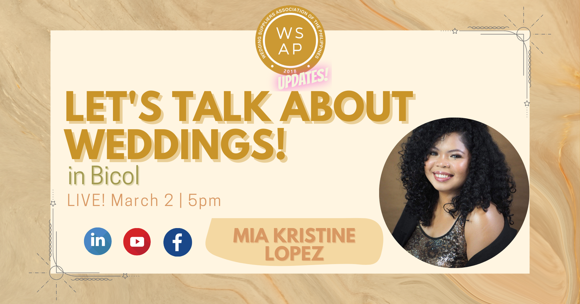 Let's Talk About Weddings in Bicol with Mia Kristine Lopez