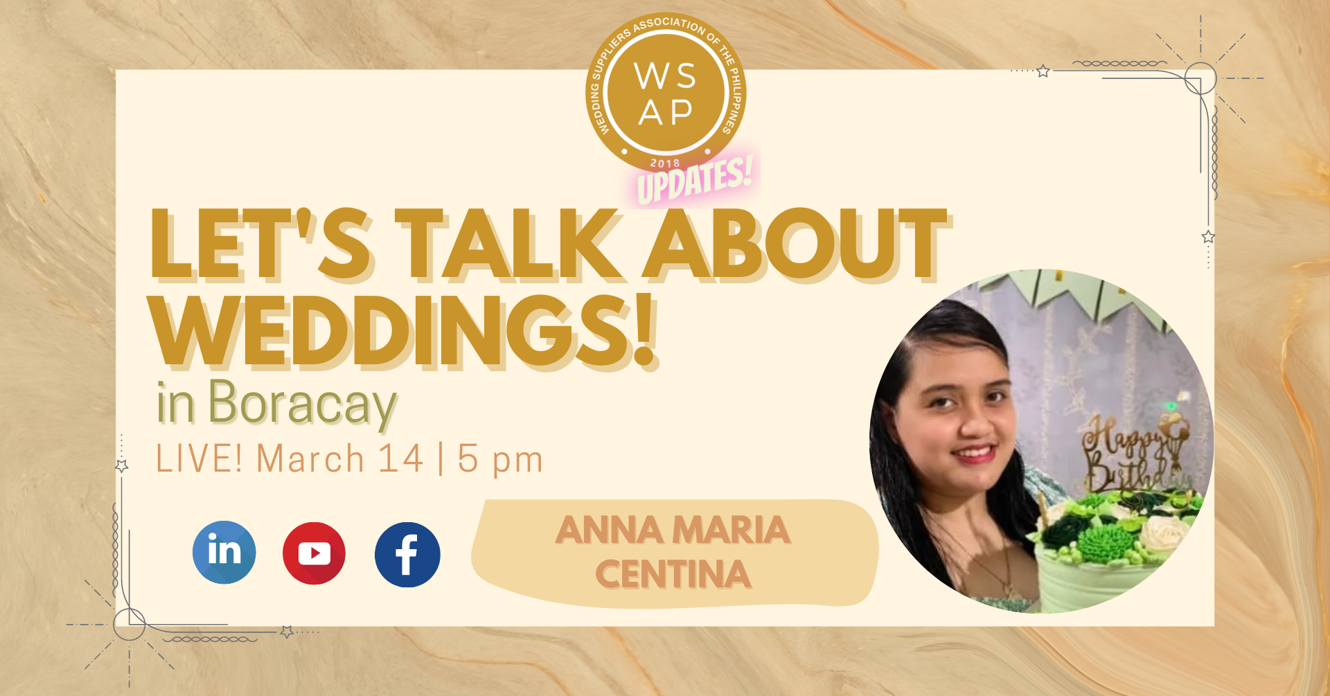 Let's Talk About Weddings in Boracay with Ms. Anna Maria Centina