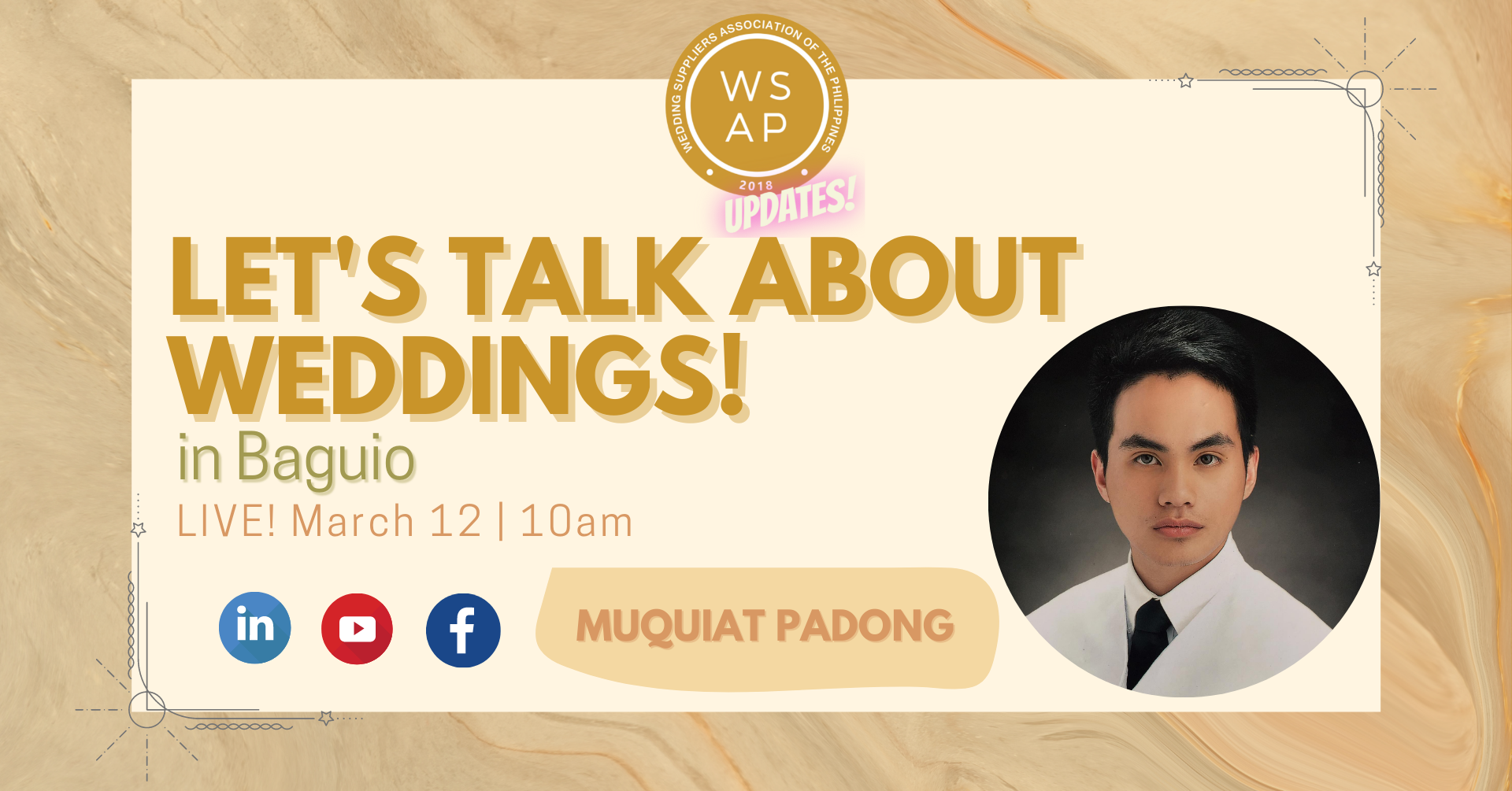 Let's Talk About Weddings in Baguio with Mr. Muquiat Padong