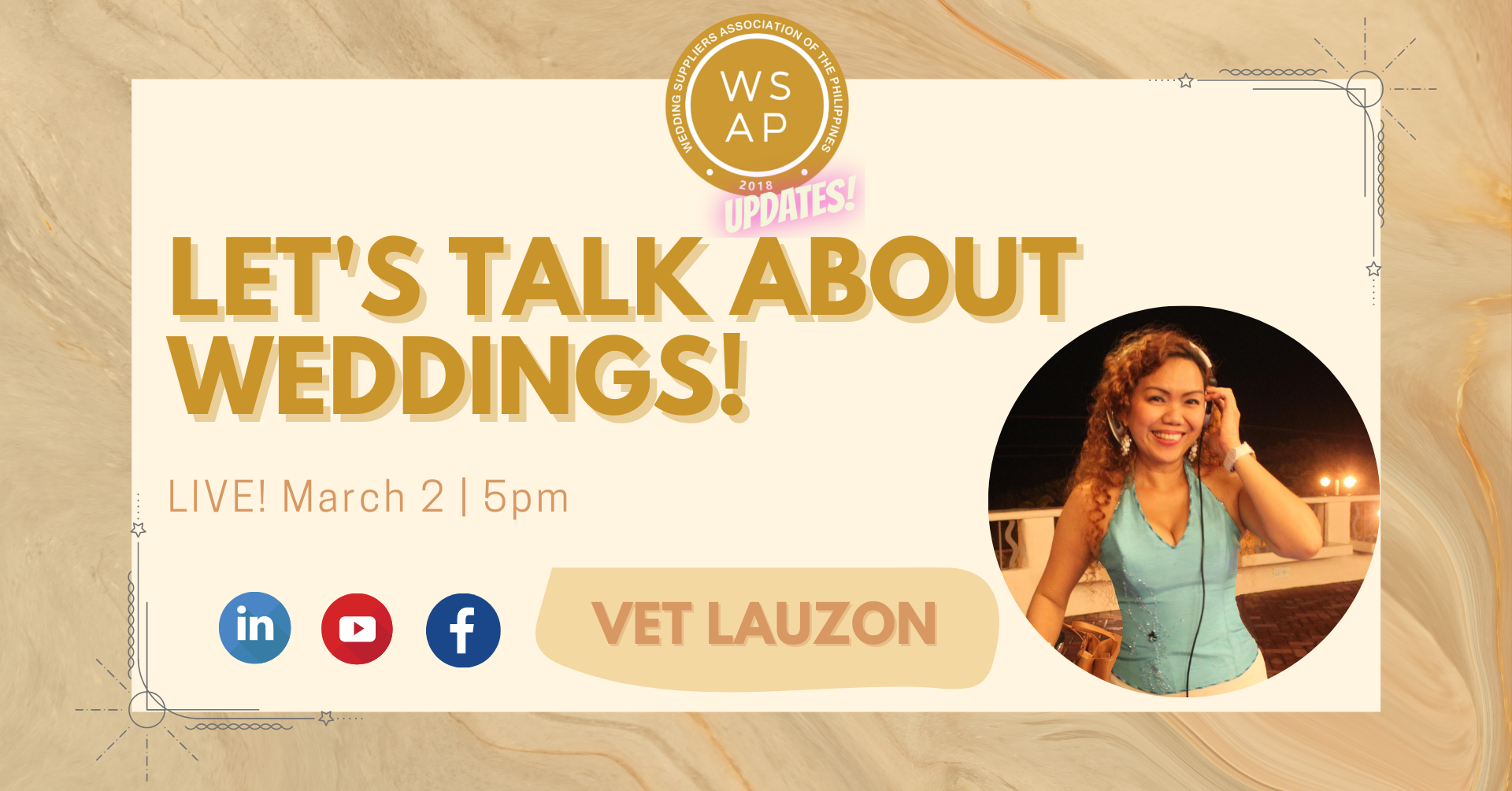 Let's Talk About Weddings with Vet Lauzon