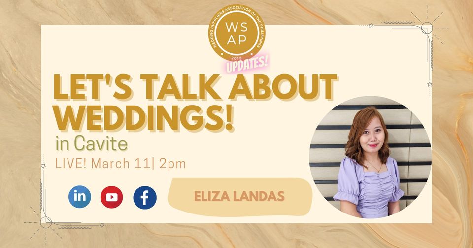 Let's Talk About Weddings in Cavite with Eliza Landas