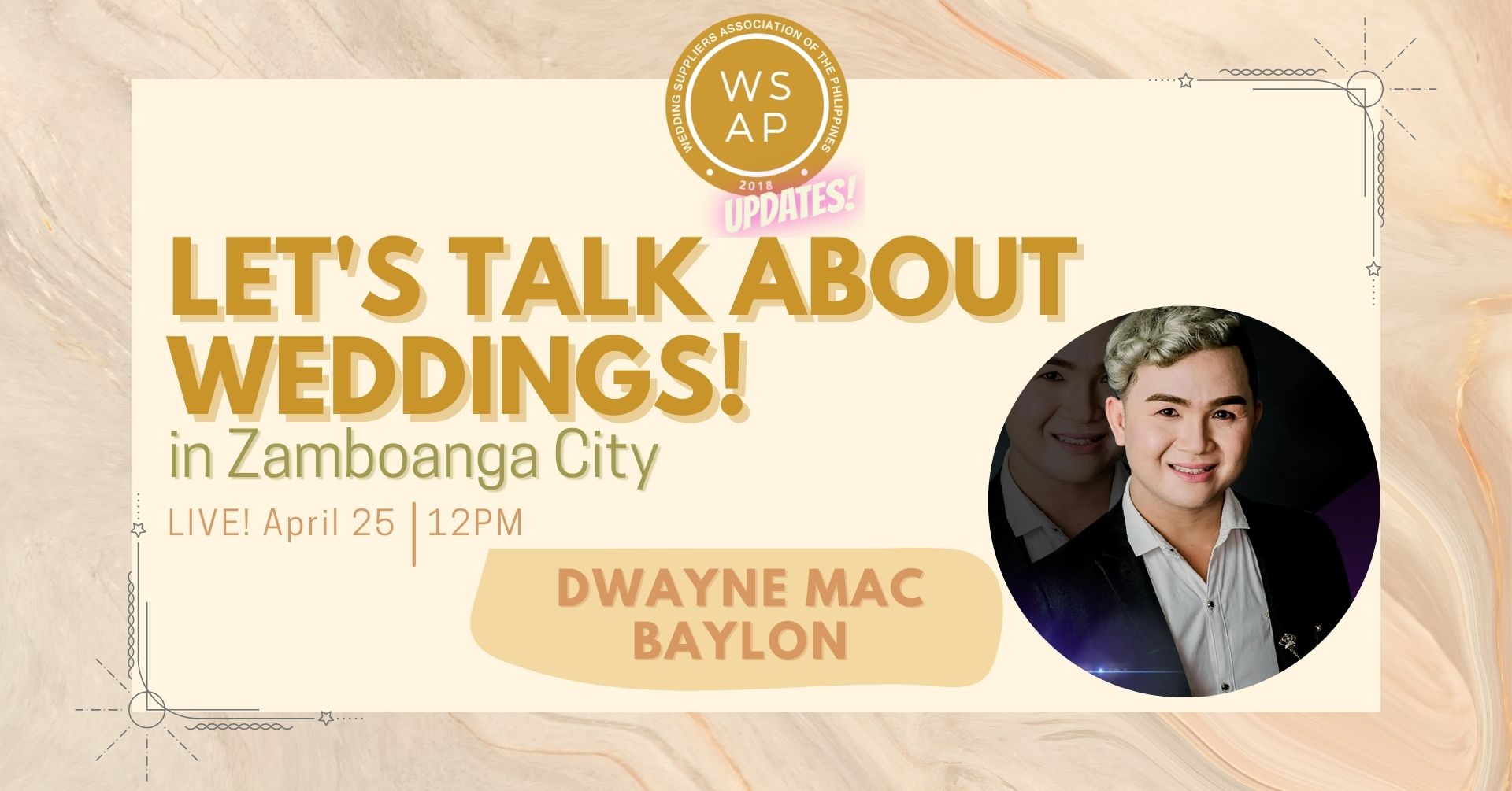 Let's Talk About Weddings in Zamboanga City with Dwayne Mac Baylon