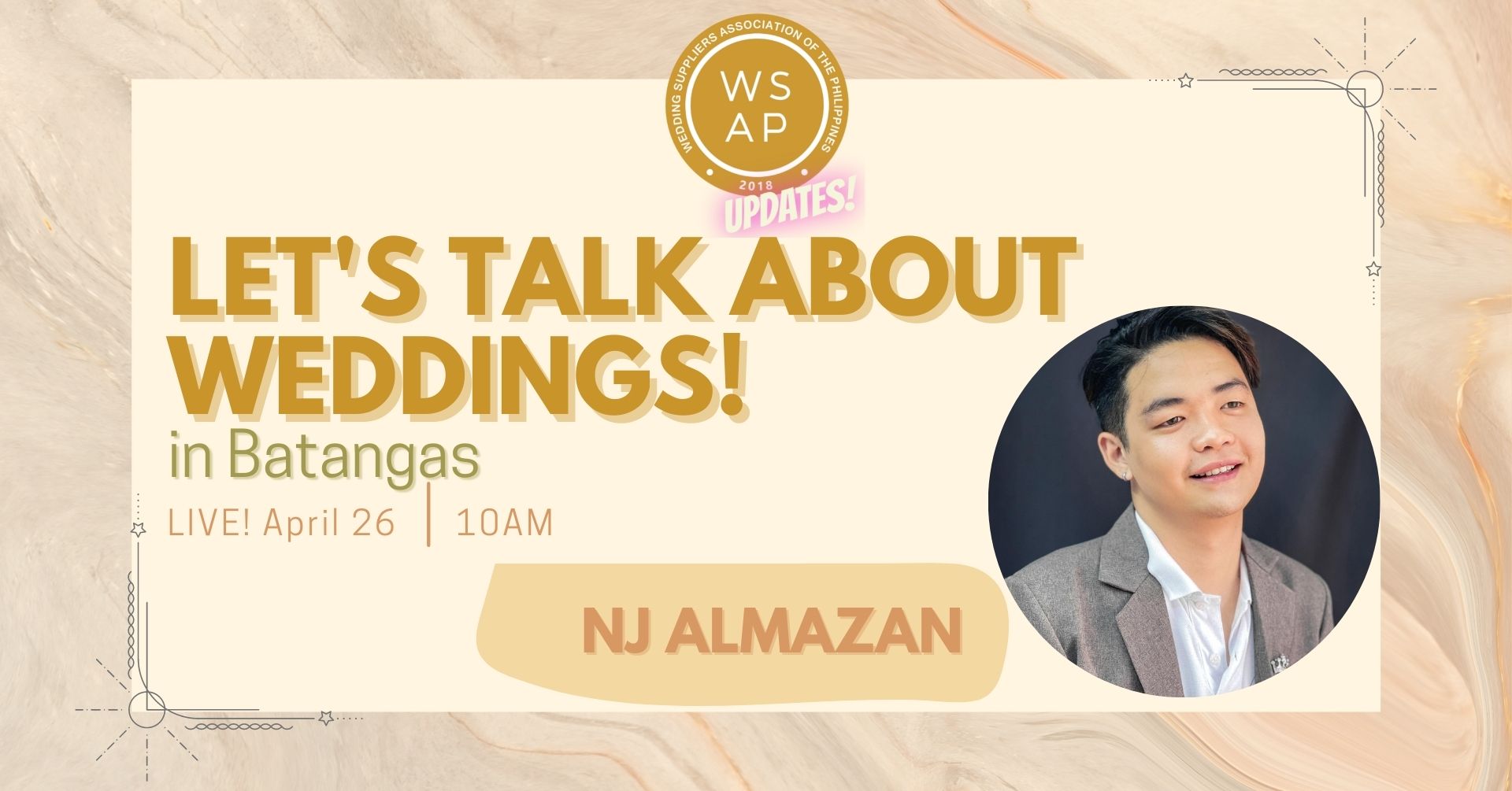Let's Talk About Weddings in Batangas with NJ Almazan