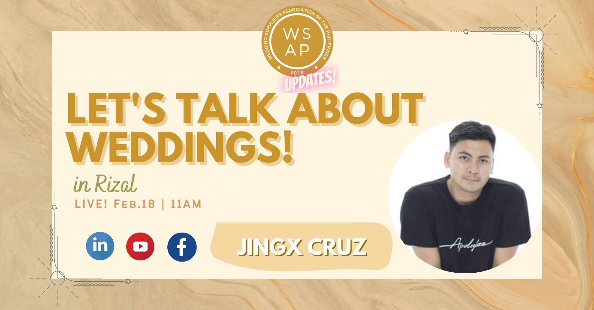 Lets Talk About Weddings with Jingx Cruz