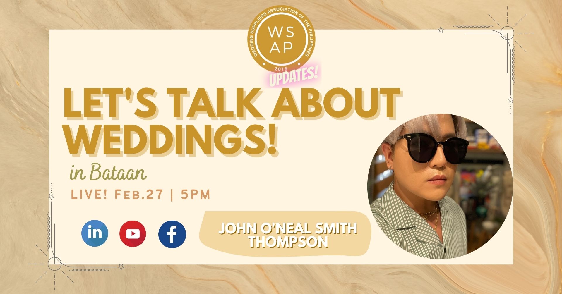 Let's Talk About Weddings in Bataan with John O'neal Thompson