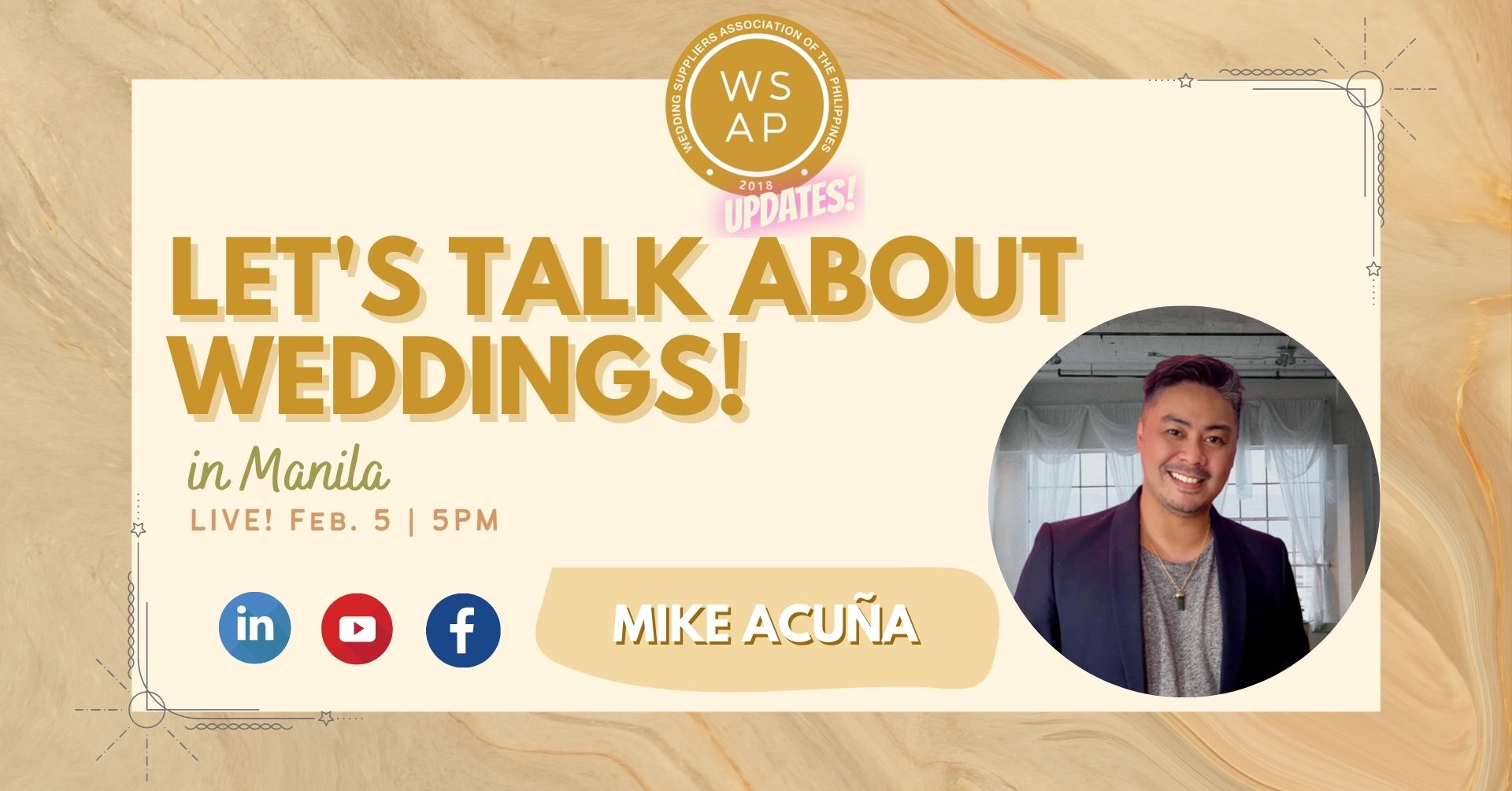 Let's Talk About Weddings in Manila City with Mr. Mike Acuña