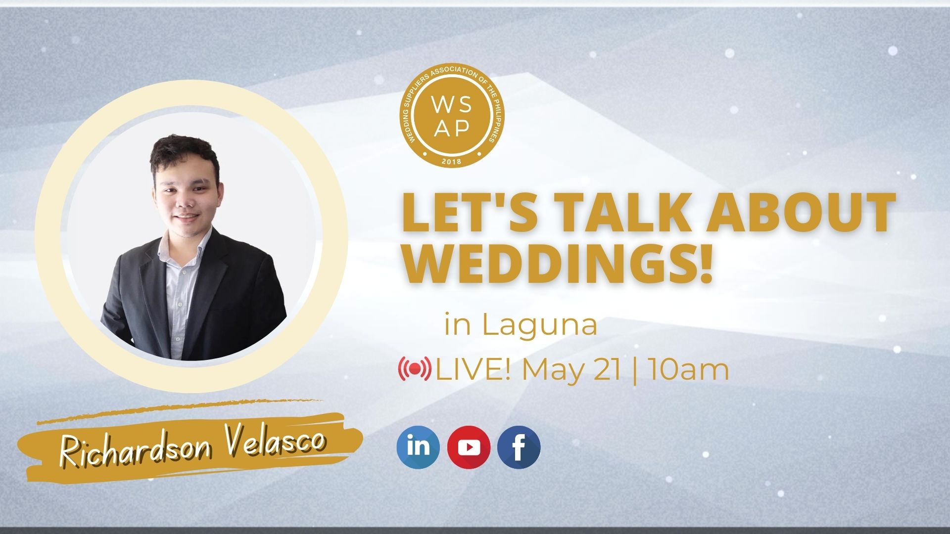 Let's Talk About Weddings in Laguna with Richardson Velasco