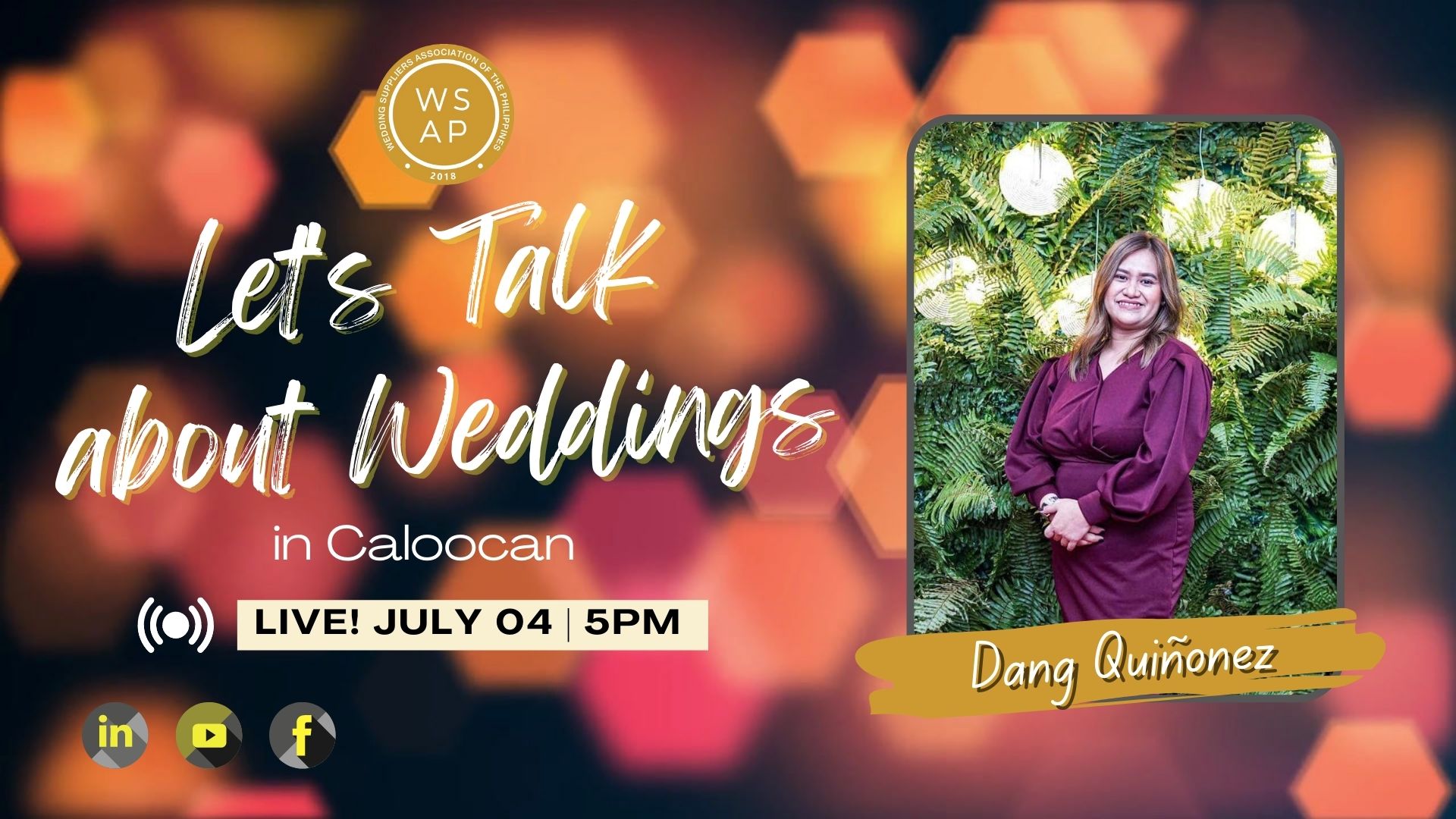Let's Talk About Weddings in Caloocan with Dang Quiñonez