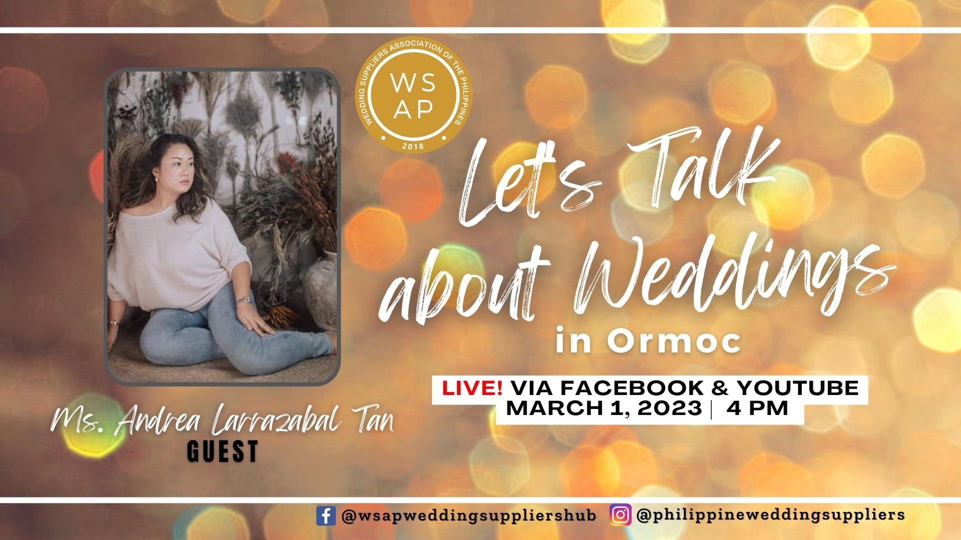 Let's Talk About Weddings with Ms. Andrea Larrazabal Tan