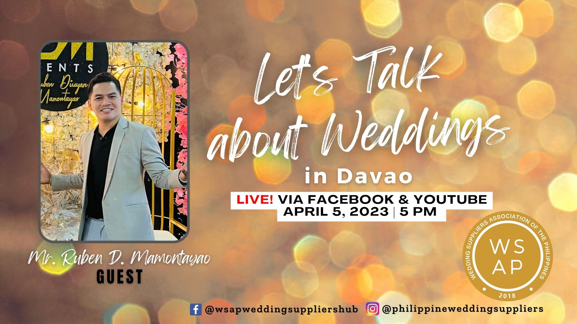 Let's Talk About Weddings with Mr. Ruben Mamontayao